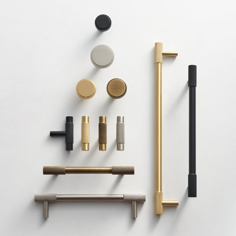 Barre a T in ottone zigrinato MANHATTAN