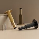 AXIO Türstopper aus massivem Messing