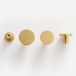 Pomelli in ottone massiccio COMMET