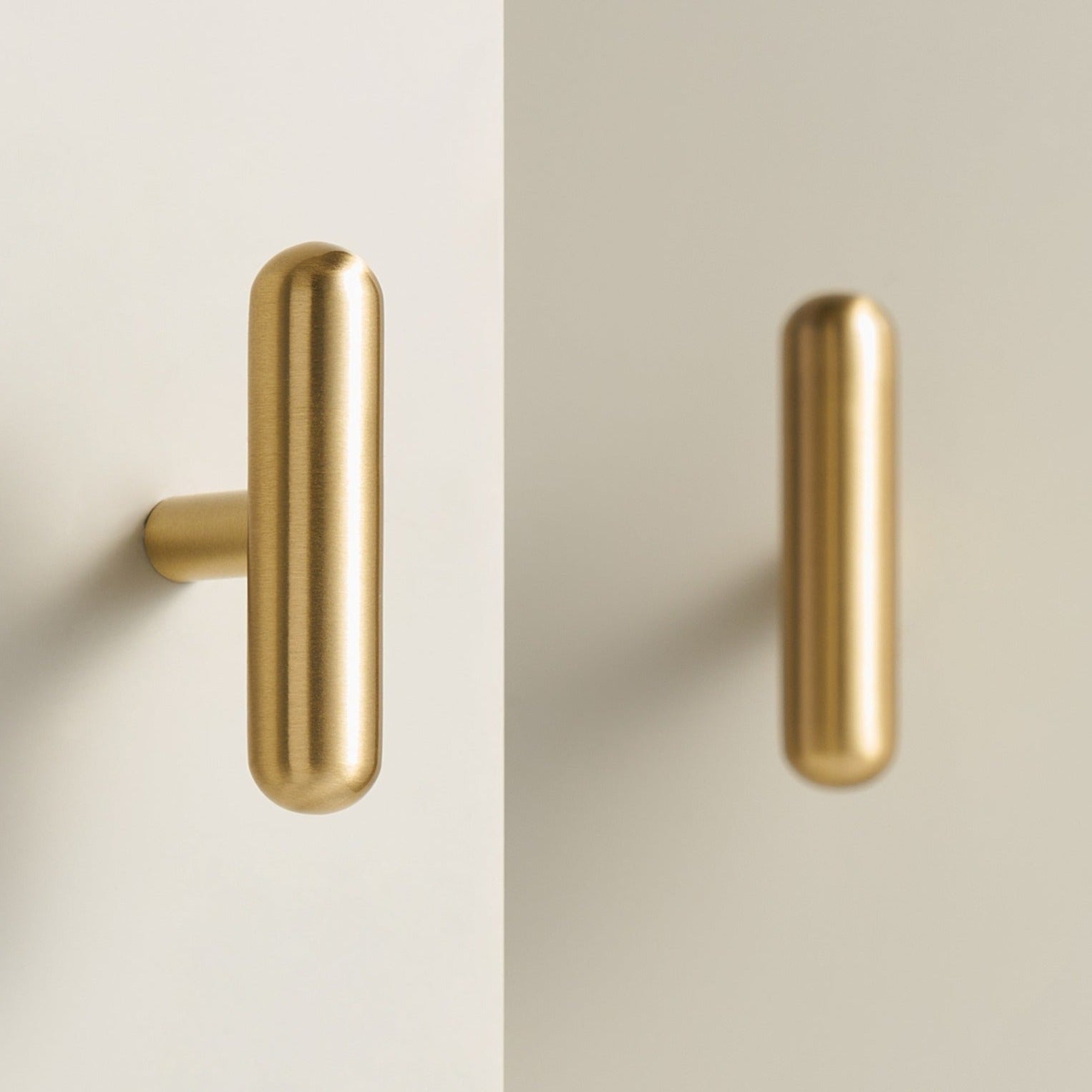 Barra a T in ottone massiccio COBBA