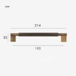 JAROD Rändelgriff aus massivem Messing