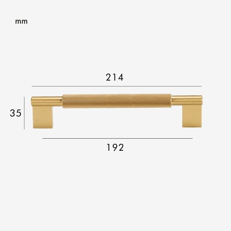 JAROD Rändelgriff aus massivem Messing