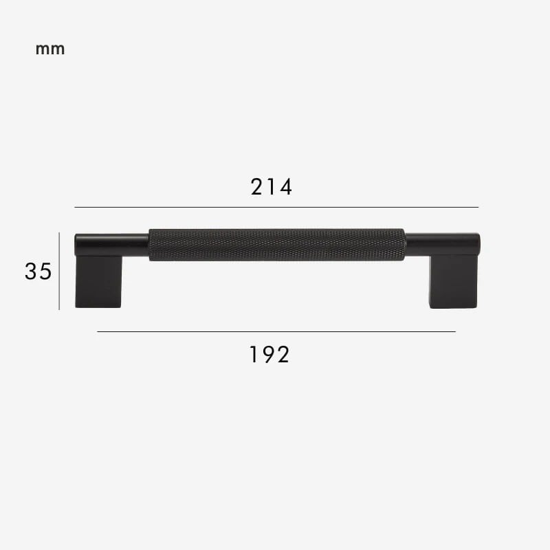 JAROD Rändelgriff aus massivem Messing