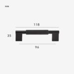 JAROD Rändelgriff aus massivem Messing