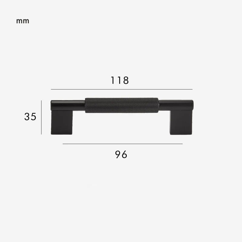 JAROD Rändelgriff aus massivem Messing
