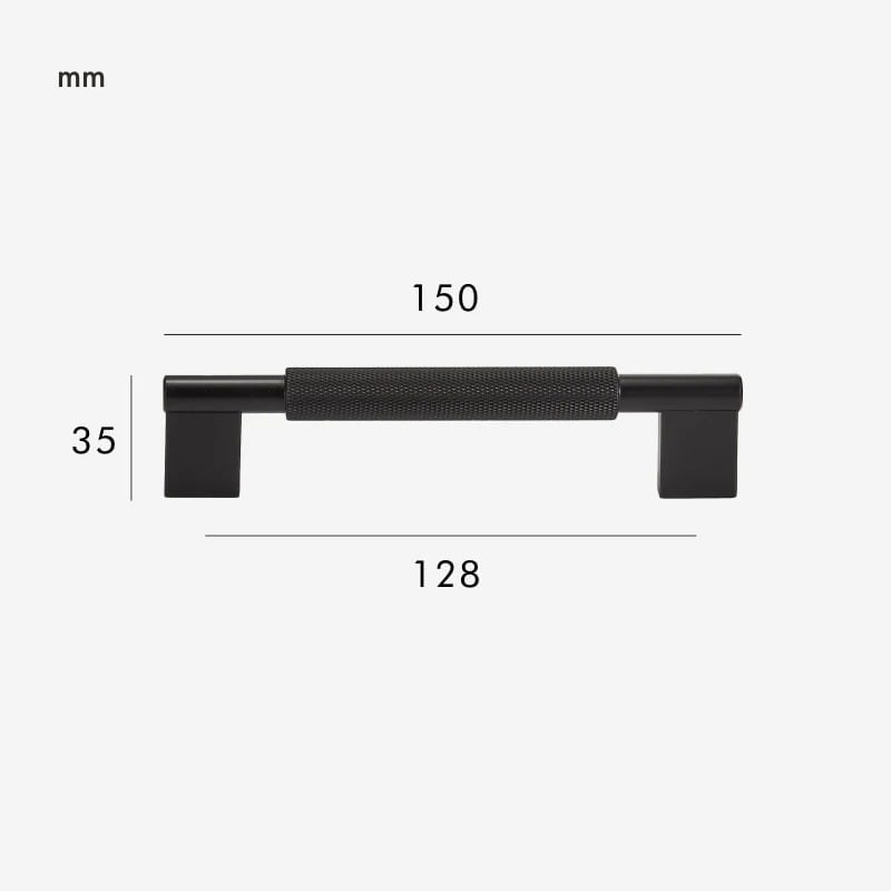 JAROD Rändelgriff aus massivem Messing