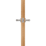 TOLLO Brass Lever Door Handle & Lock Set