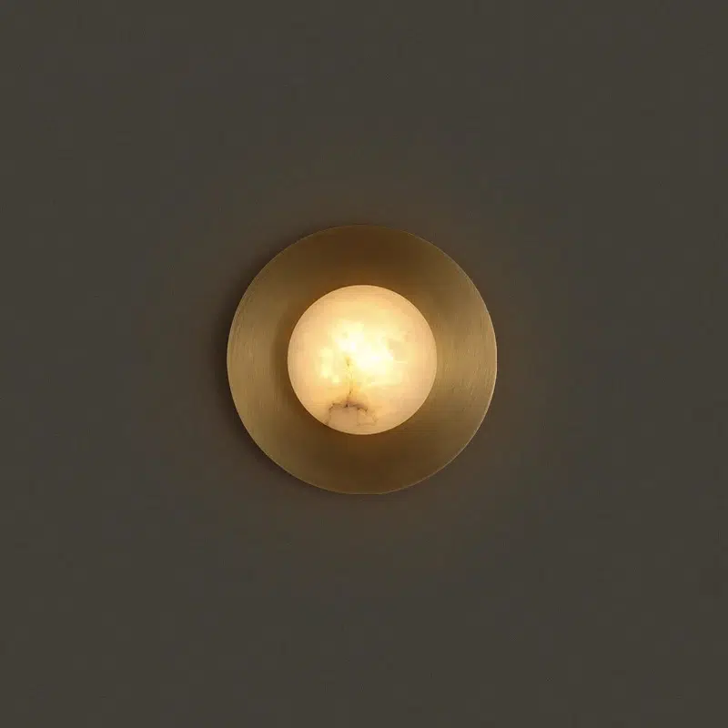 HALO Marmeren Wandlamp 1 HALO Marmeren Wandlamp