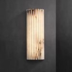 LUME Fluted Marble Wall Light