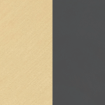 Satin Brass & Black Plate