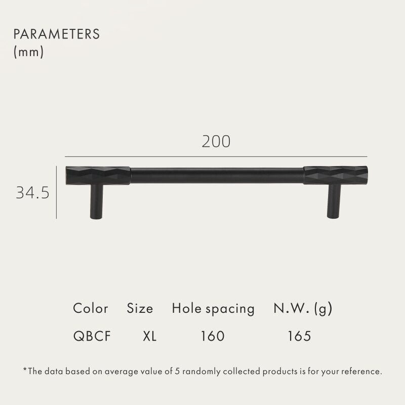 ADAMAS Griffe aus massivem Messing