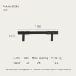 ADAMAS Griffe aus massivem Messing