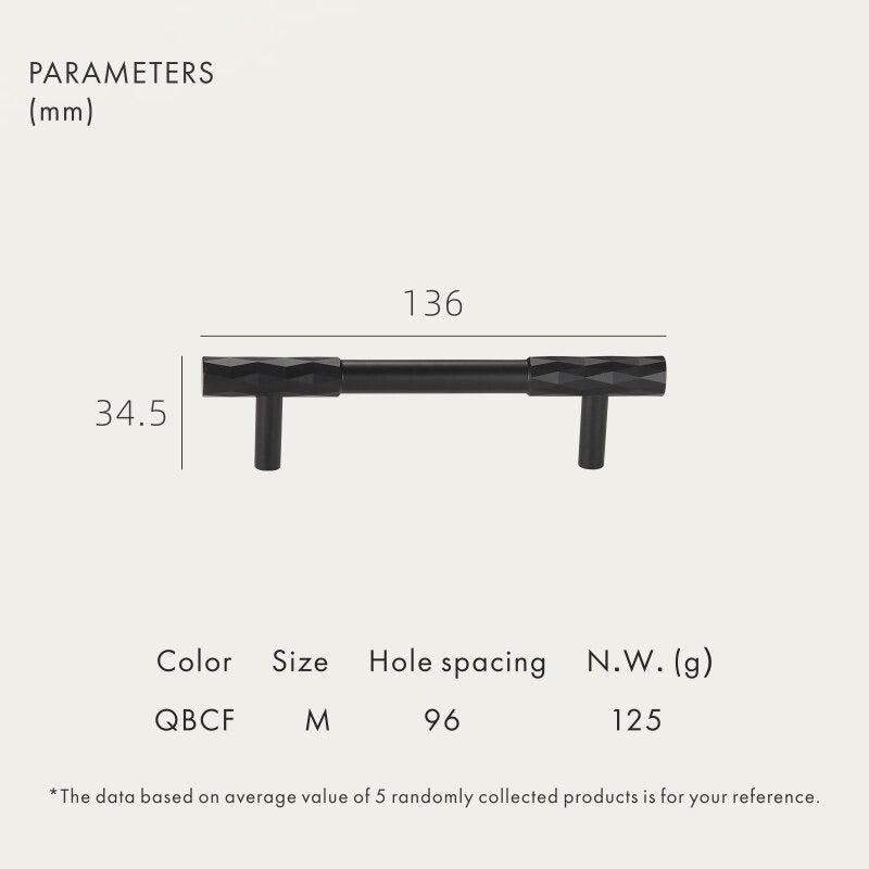 ADAMAS Griffe aus massivem Messing