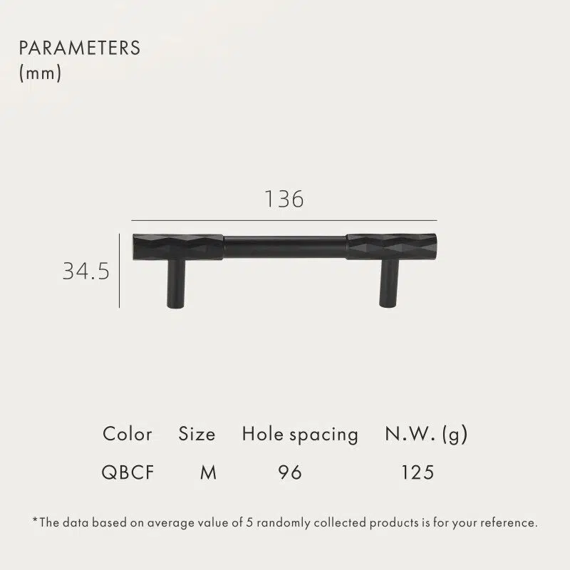 ADAMAS Massief messing handgrepen 15 ADAMAS Massief Messing Handgrepen