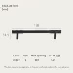 ADAMAS Griffe aus massivem Messing