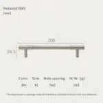 ADAMAS Massief Messing Handgrepen