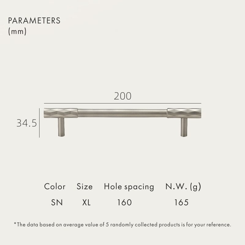 ADAMAS Griffe aus massivem Messing