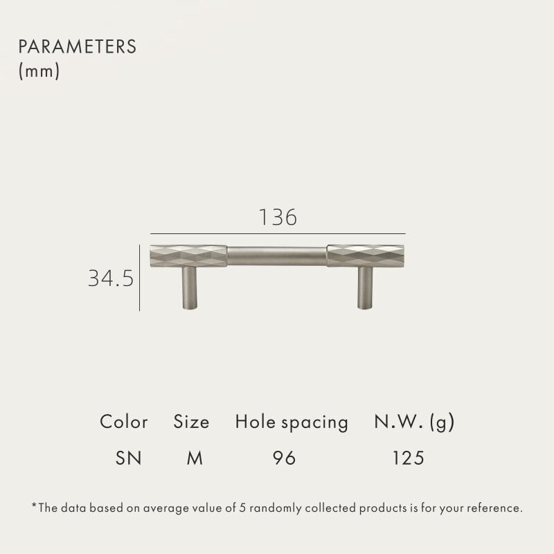 ADAMAS Griffe aus massivem Messing