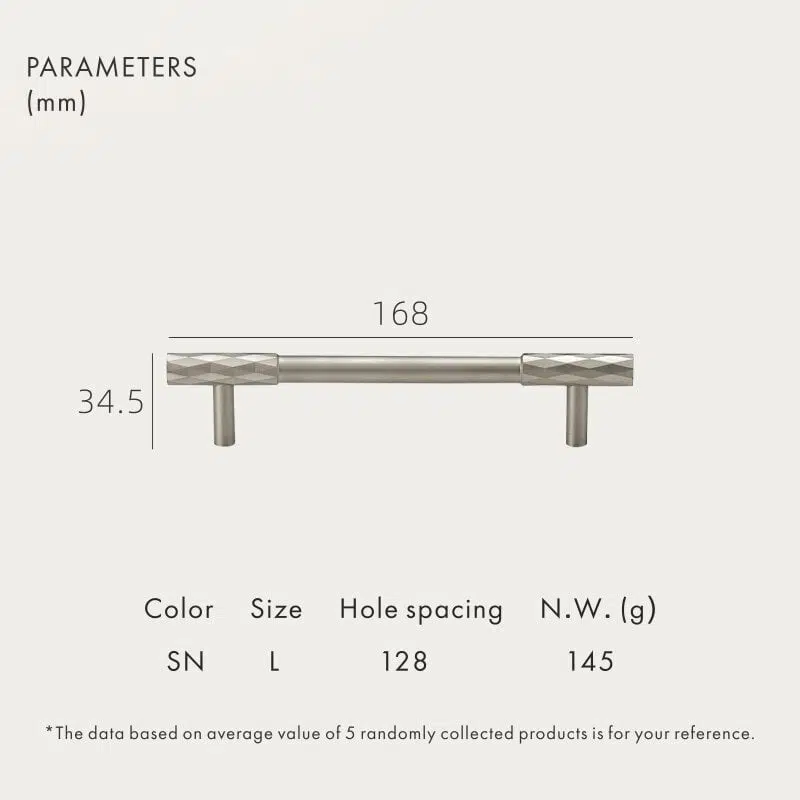 ADAMAS Massief messing handgrepen 23 ADAMAS Massief Messing Handgrepen