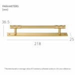 ADAMAS Maniglie in ottone massiccio con piastrine