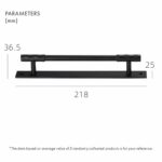 ADAMAS Maniglie in ottone massiccio con piastrine