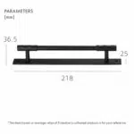 ADAMAS Maniglie in ottone massiccio con piastrine