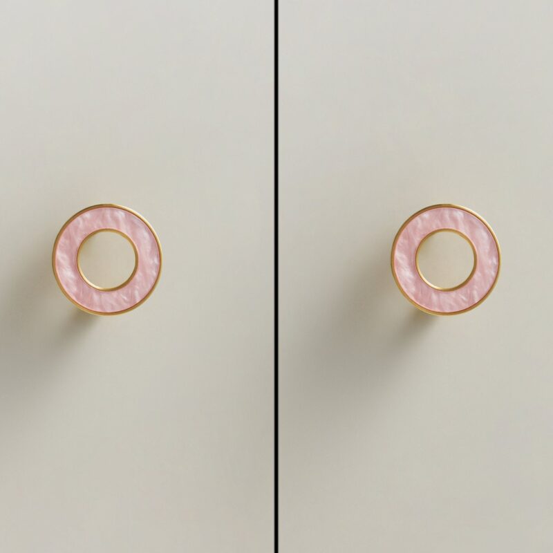 Tirador ALBA de latón macizo y acrílico