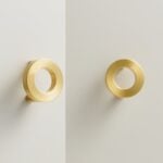 Tirador ALBA de latón macizo y acrílico