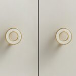 Tirador ALBA de latón macizo y acrílico