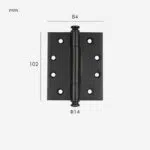 ALVO Massief Messing Scharnier