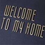 AMYTHUS Lettere in ottone massiccio satinato