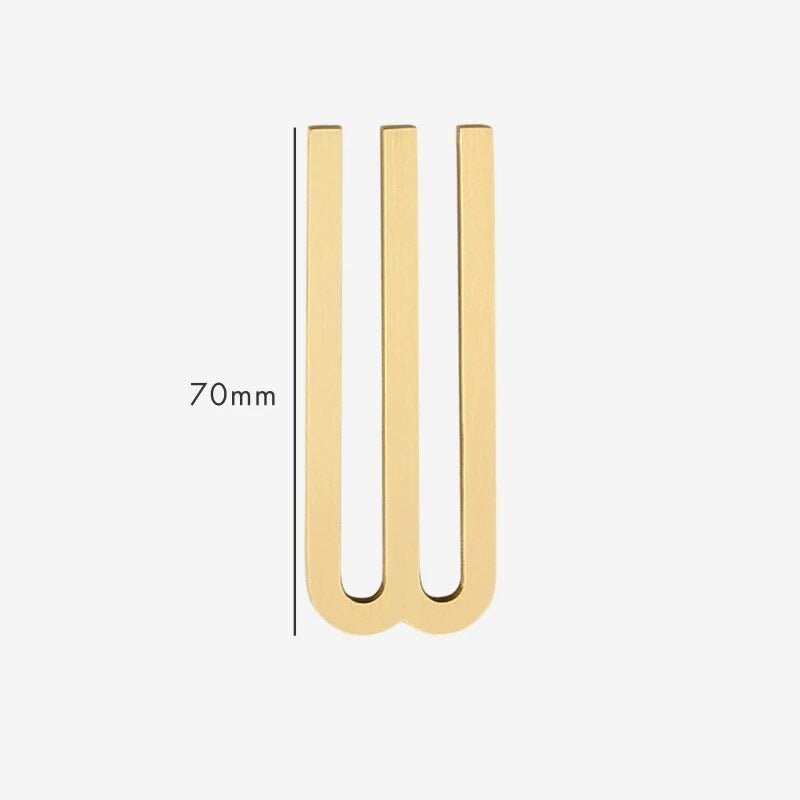 AMYTHUS Lettere in ottone massiccio satinato