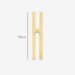 AMYTHUS Lettere in ottone massiccio satinato