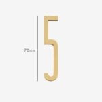 AMYTHUS Satijn massief messing cijfers