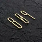 AMYTHUS Satin Solid Brass Numbers