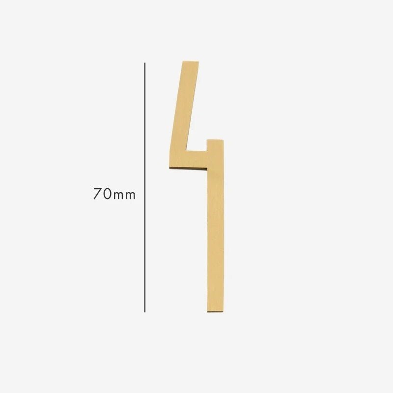 AMYTHUS Satijn massief messing cijfers