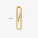 AMYTHUS Satin Solid Brass Numbers