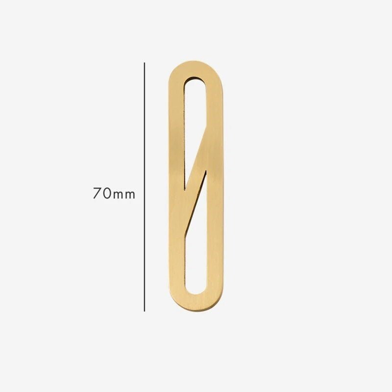 AMYTHUS Satijn massief messing cijfers