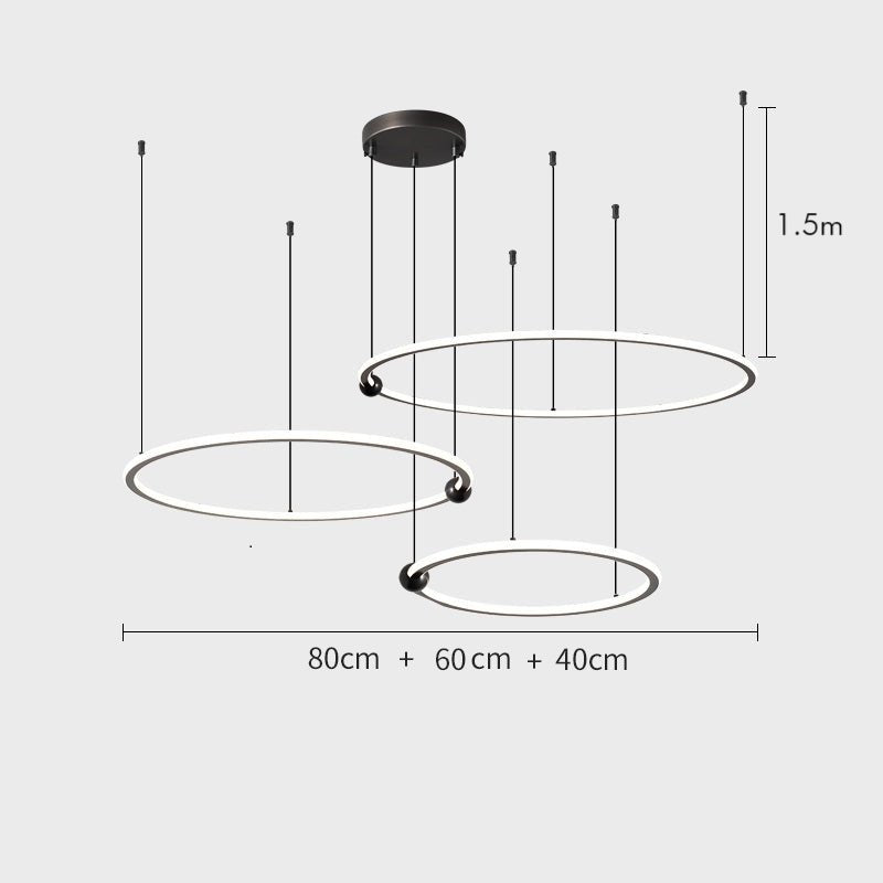 ANELLI Massief messing ronde kroonluchter