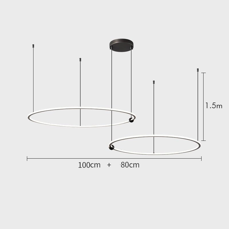 ANELLI Massief messing ronde kroonluchter