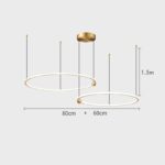 ANELLI Massief messing ronde kroonluchter