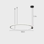 ANELLI Pendentif circulaire en laiton massif