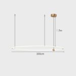 ANELLI Pendentif circulaire en laiton massif