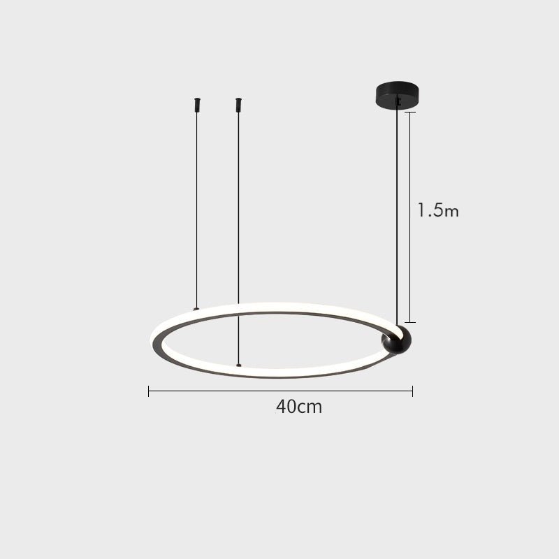 ANELLI Pendentif circulaire en laiton massif