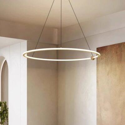 ANELLI Solid Brass Circular Pendant