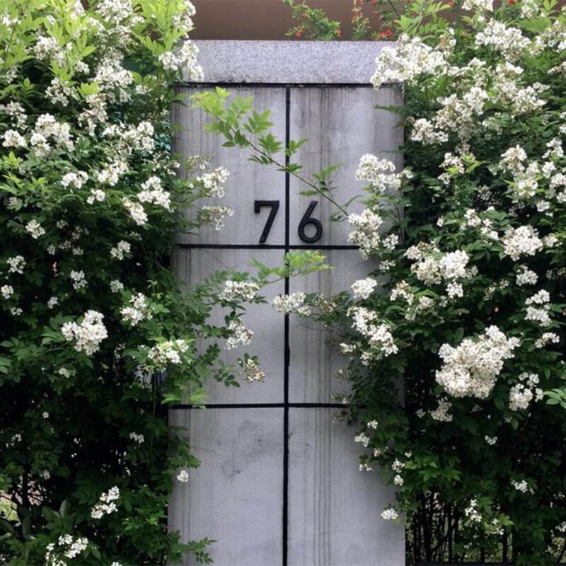 Números para casas ANTIK en bronce envejecido