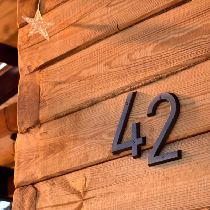 Números para casas ANTIK en bronce envejecido