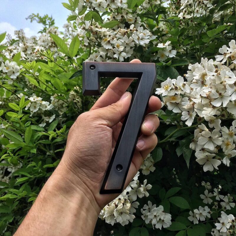 Números para casas ANTIK en bronce envejecido