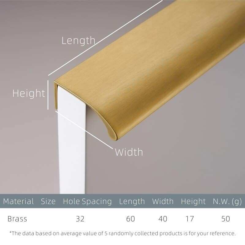Poulies à lèvre en laiton massif ARC