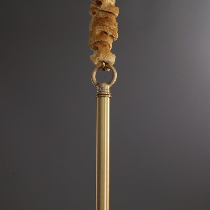 Lampadario ASTRA rettangolare in ottone massiccio